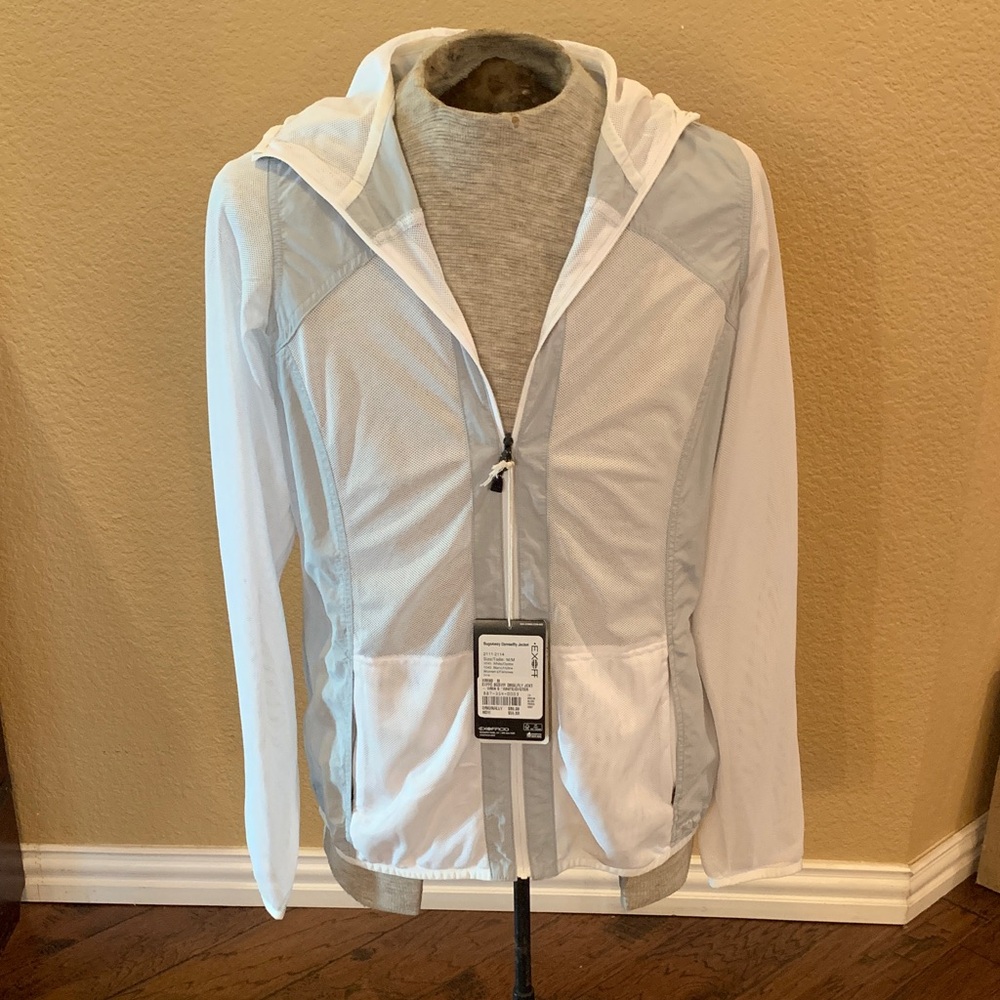 Exofficio Women's Light Gray and White Utility Jacket